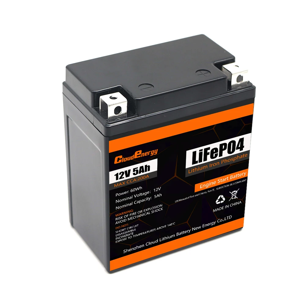 Литиевая батарея 4Ah12.8V для мотоцикла фонарик электровелосипеда 12V стартер двигателя Стартер