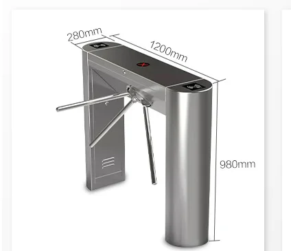 Factory Direct Supplier ISO Certified Access Control Security Systems Tripod Turnstile Bridge Style  Gate