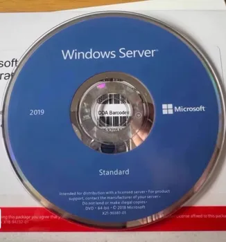 Windows Server 2019 Datacenter 64bit DVD OEM Online Activation Lifetime Warranty 16core 24 Core