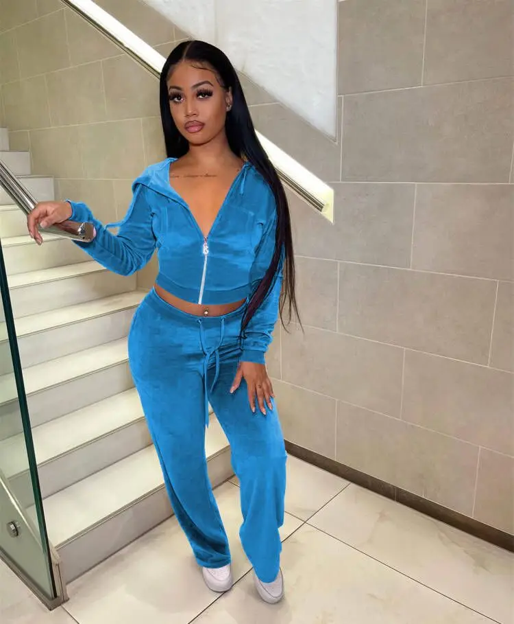 Velour Tracksuit Tracksuit One Piece Men Blank Velvet Sweat Track