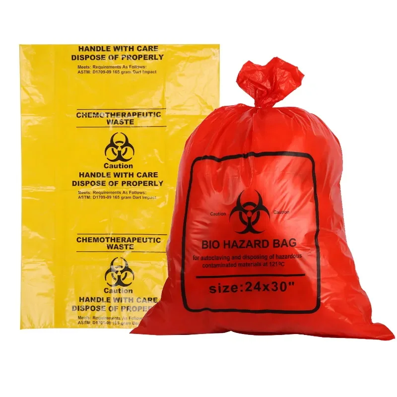 Custom Size Garbage Bags Biohazard Waste Bag for Lab - China