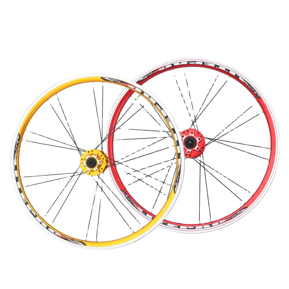 KUNYOS Jeu de Roues pour Vélo Pliable 20 406/451 ein V