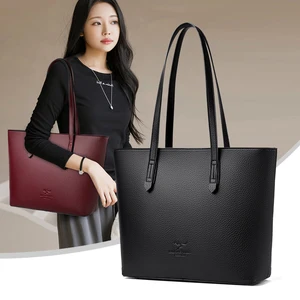 New Vintage Bohemian Fashion Ladies Tote Handbag Large Capacity Open-Closed Cross-Border Wholesale Leather Waterproof Shoulder