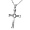 Croce in argento con catena