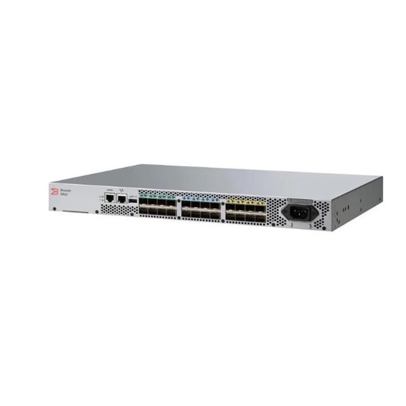 Brocade G610 24 Port Fiber Optic Switch - Full-Duplex SFP+ for