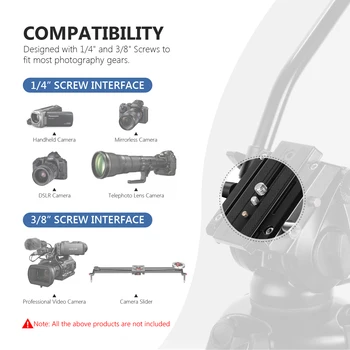 NEEWER Professional Heavy Duty Video Tripod 77 Inches Aluminum Alloy + 360 Degree Fluid Drag Head,Quick Shoe Plate/Bubble Level detail image