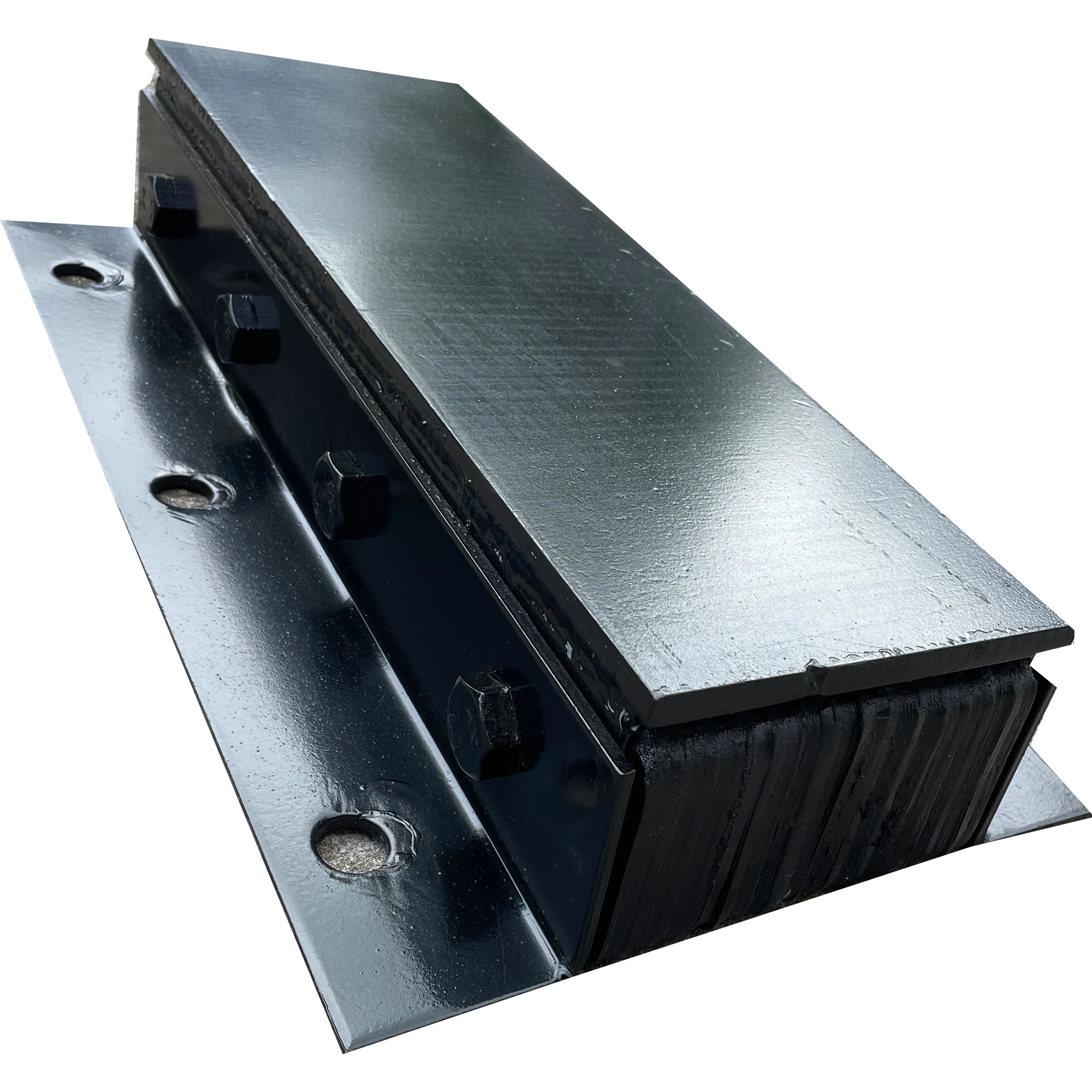 Steel Face Laminated Custom Dock Bumper Block Loading Dock Bumper Heavy Duty Dock Fender All Black factory