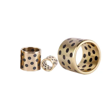 Flange Bronze Sleeve Bearing Graphite Bearings Brass Graphite Copper Sleeve
