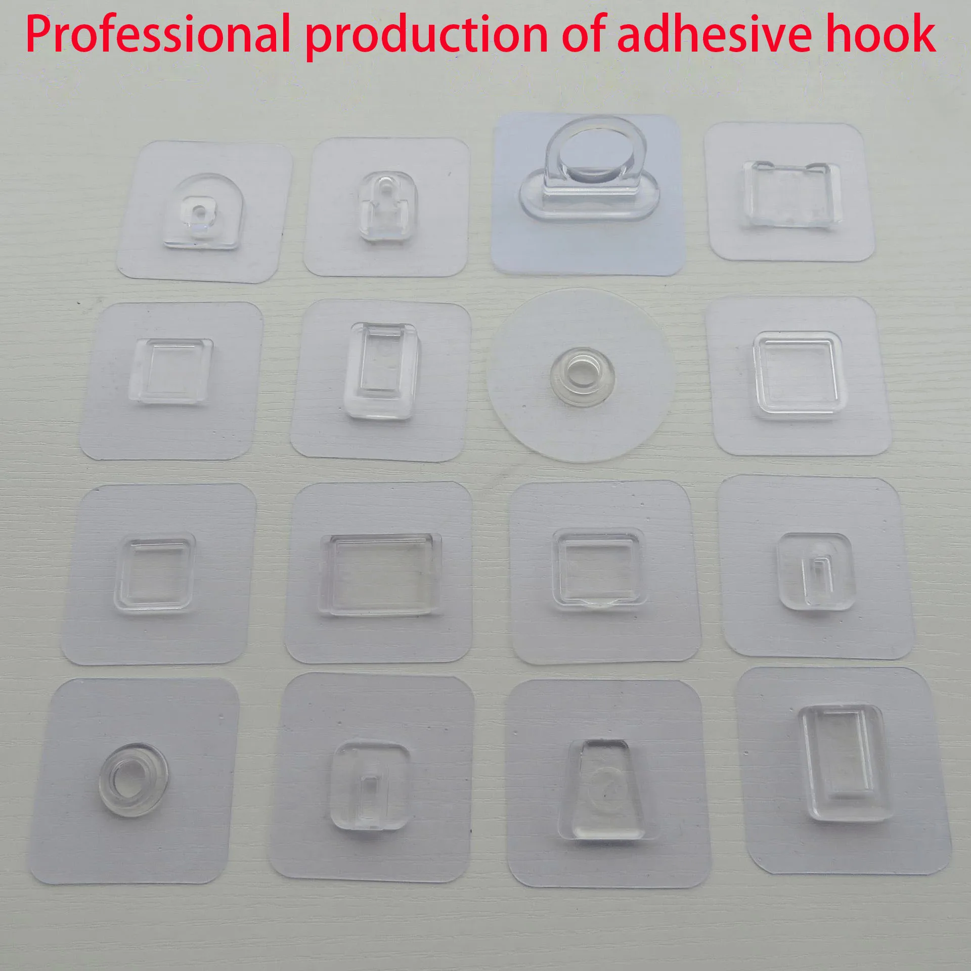 Multiple Transparent Traceless Right Angle Buckle Plastic Accessories Round Buckle Nail free Gourd self adhesive hooks details