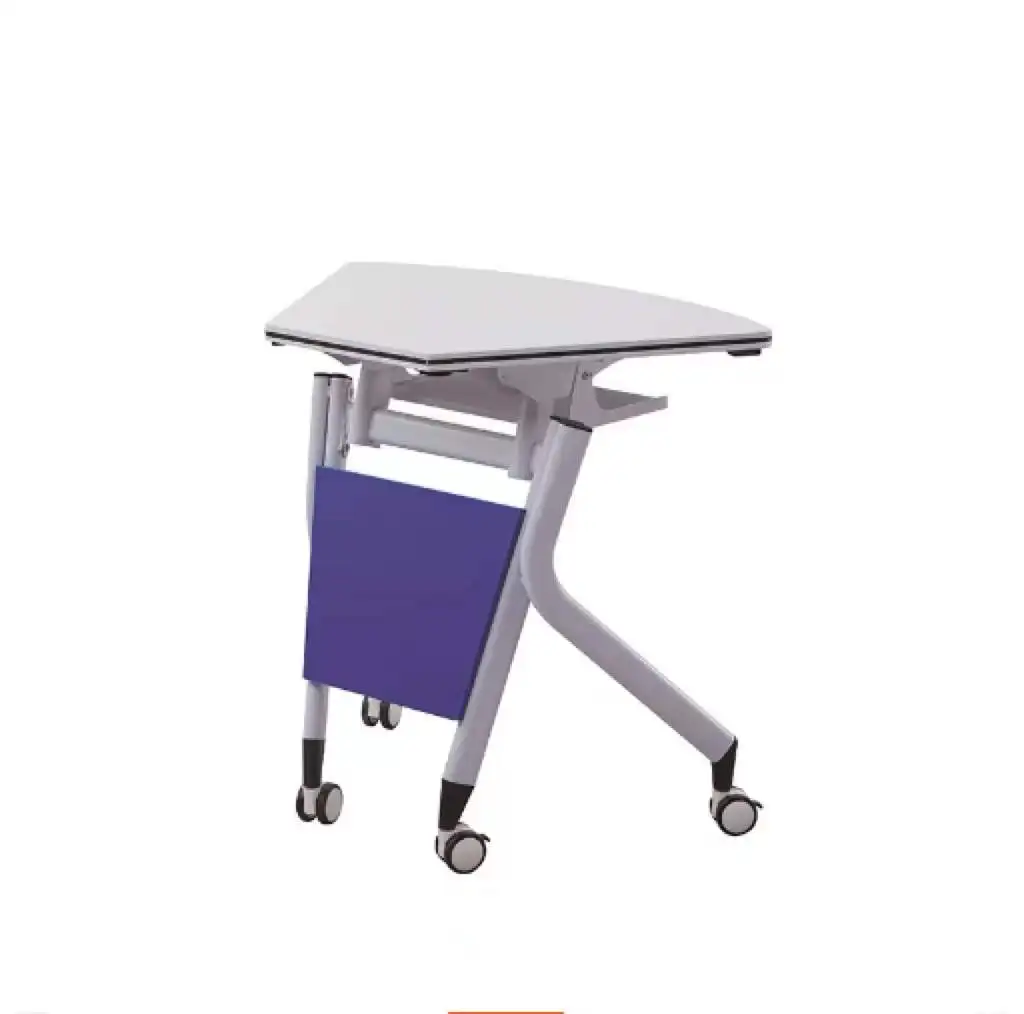 Spliced Hexagonal Office Training Table Simple Movable Meeting Table