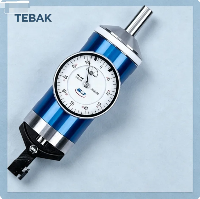 TEBAK 0.01mm Resolution Coaxial Center Finder Dial Test Indicator Kit 0-3mm for Milling Machine Machining