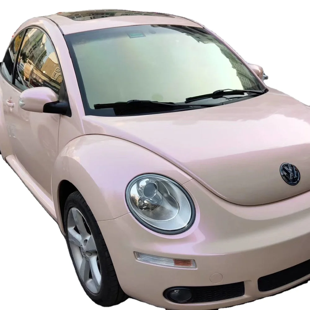 WRAPMASTER 5*59ft Super Glossy Crystal Rouge Pink Auto Vinyl