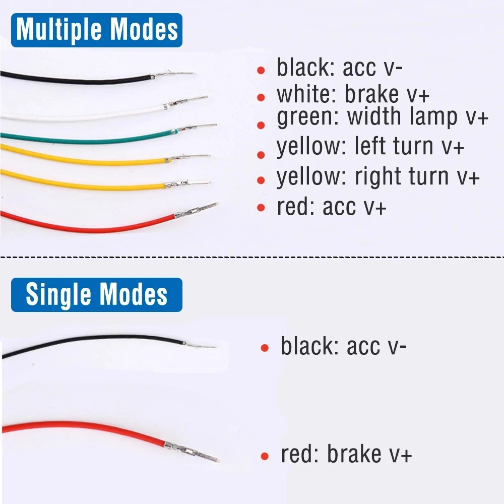 Car Brake Light Led Turn Signal Running Tail Light High Mount Stop