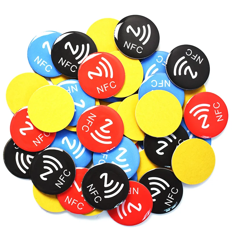 Эпоксидная Водонепроницаемая наклейка с Nfc-меткой диаметром 25 мм