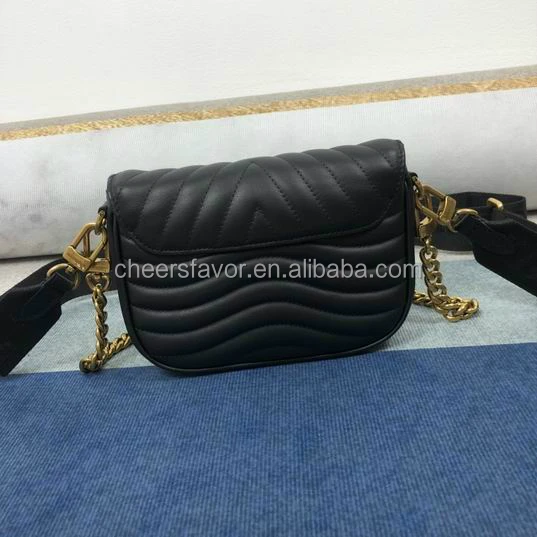 Luxury Famous Brand Leather handbag cowhide bag hardware high quality bag for woman