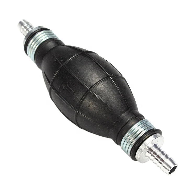 Car Fuel Pump Line Hand Primer Bulb Gas Petrol Rubber With Aluminum All Fuels Length Used for Car Boat