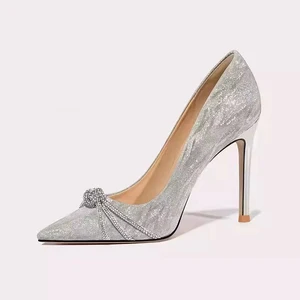 Fashion Sexy Banquet Ladies Dress Shoes Pointed-toe Summer Autumn High Heels Stilettos Female Ladies Wedding Shoes