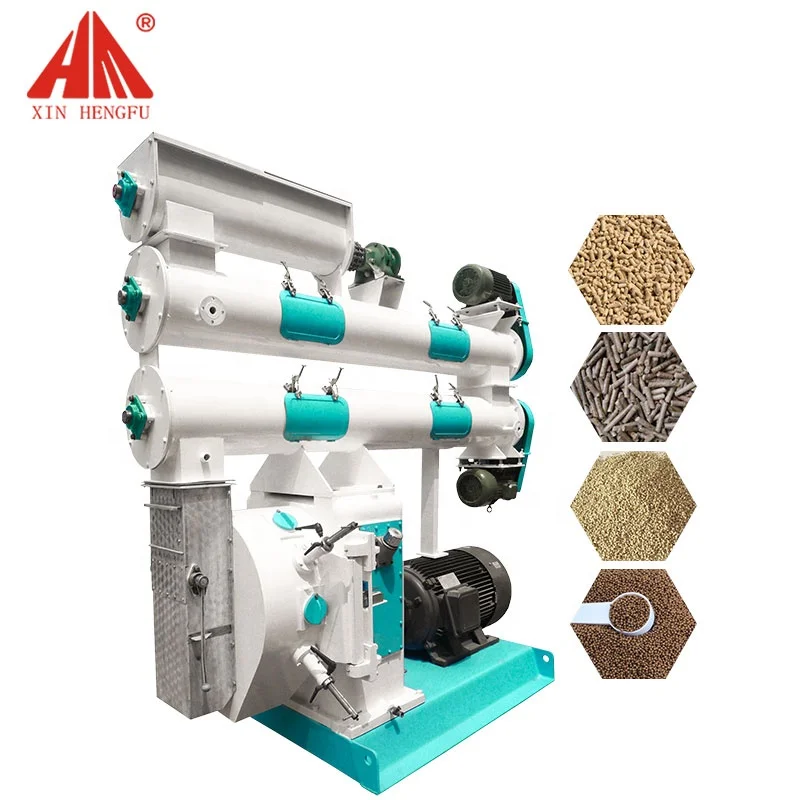 Heavy-Duty Poultry Feed Pellet Machine for High-Efficiency Farming Chicken Feed Mill Broiler Feed Granulator