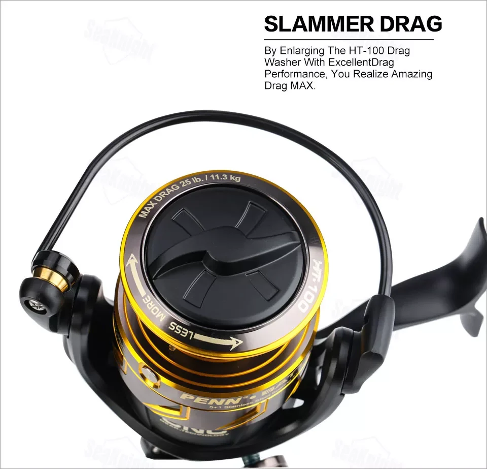 Penn Battle Iii Reel 3000 4000 5000 6000 8000 Battle 3 Cnc Handle 30lb