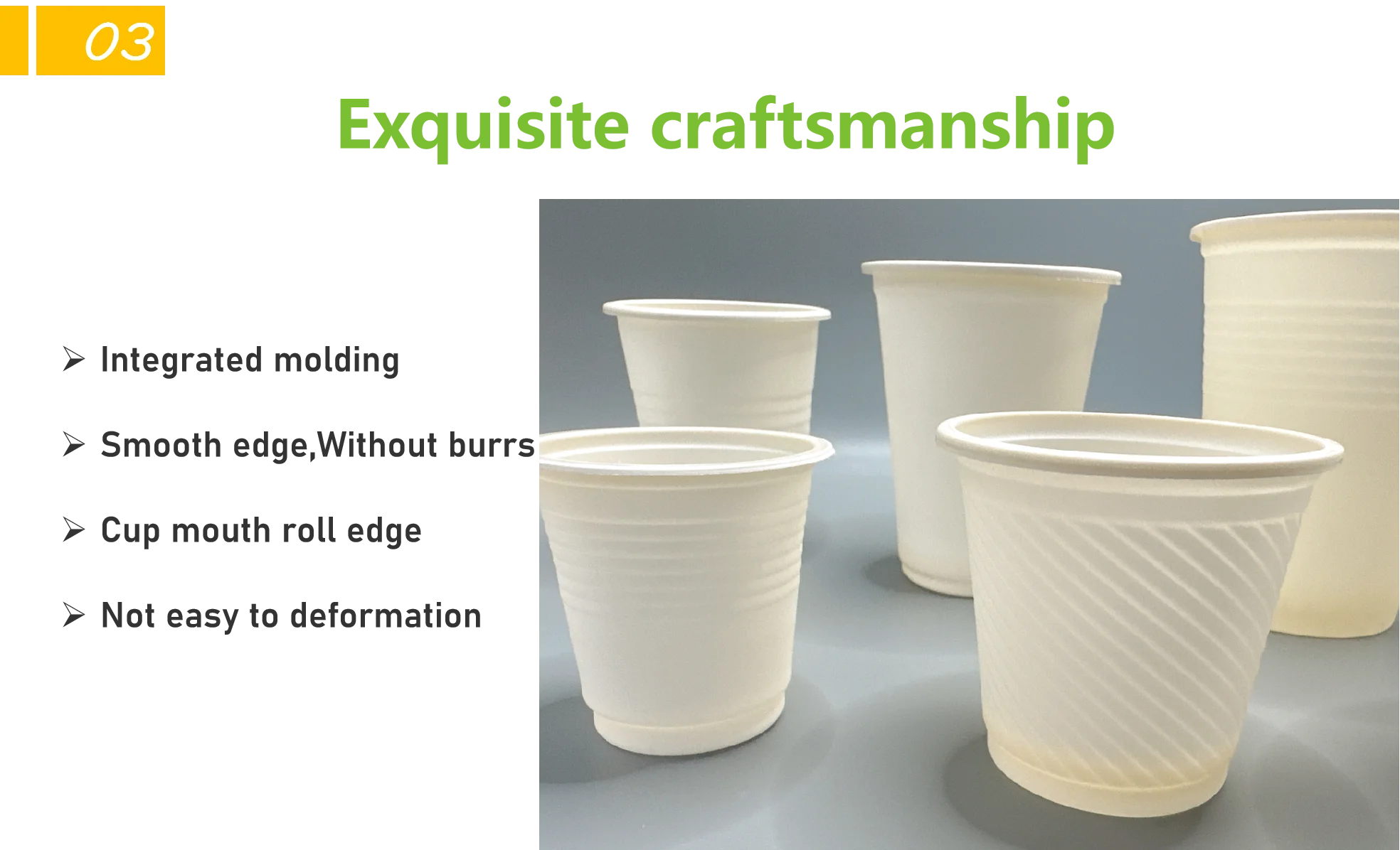 Eco-friendly Biodegradable Disposable Cups Customizable 70ml (3oz ...