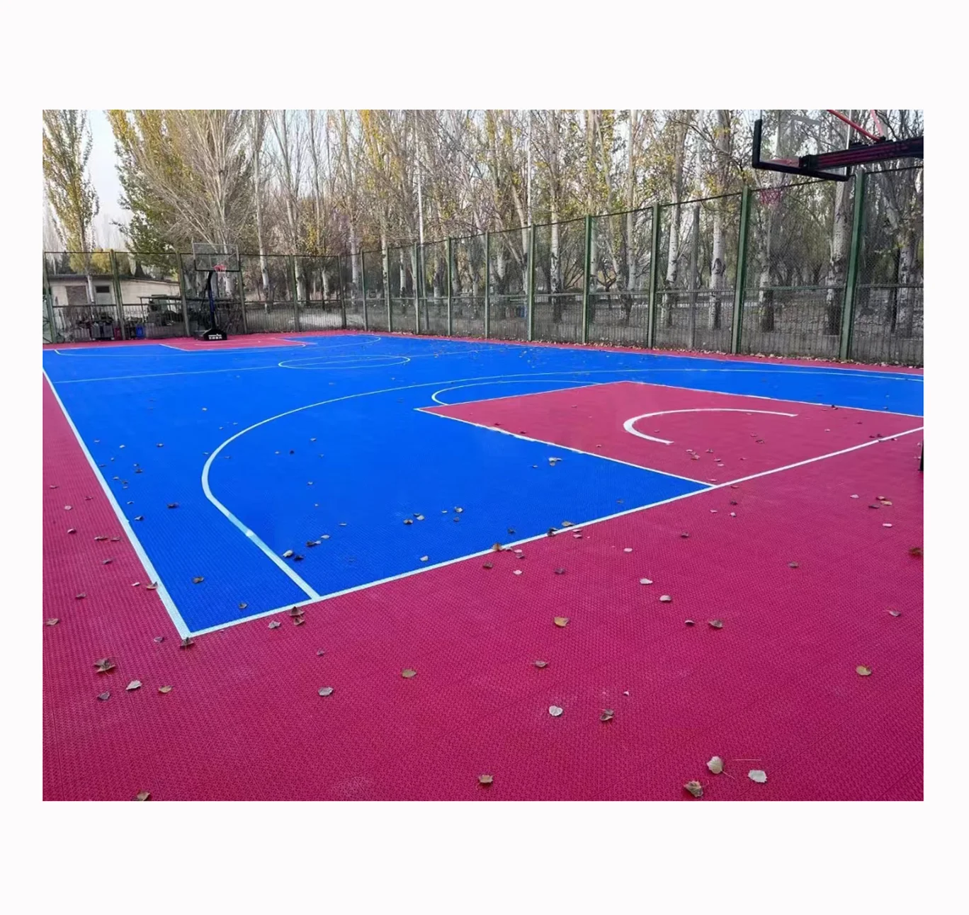 Custom Outdoor ISO9001 UV Resistance Sport Soccer Football Basketball Court Floor Free