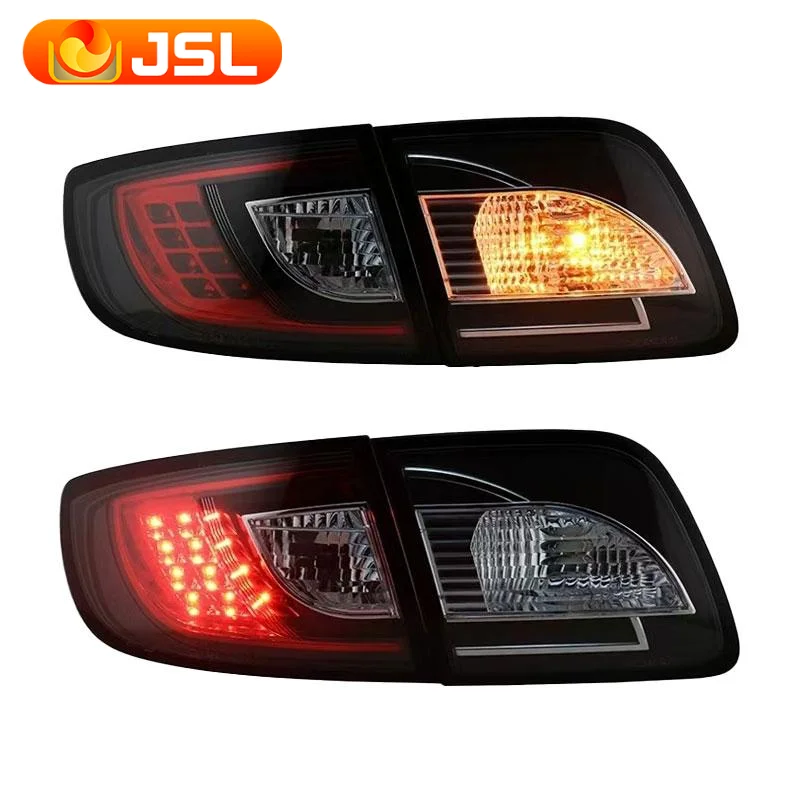 Mazda 3 LED Tail Lights 2003-2009 Mazda 3 Smoked Tail Lights Signal Rear Stop Brake Reversing Car Accessories Rear Lights
