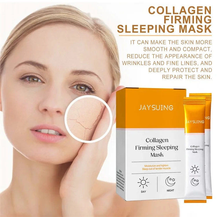 Oem Odm Anti Wrinkle Aging Sleep Jelly Face Mask Korean Moist Up 