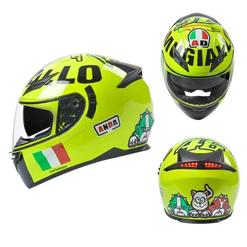 AD Factory Wholesale Modular Motorcycle Racing Helmet with Dual Visor New Condition Full Face ABS RidingHelmet