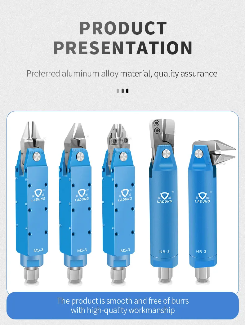 Air Nipper MS-3 Special for Cutt Pneumatic Cutting Pliers Scissors With Blade Metal Wire Cutter Shear for Cutting Copper Iron