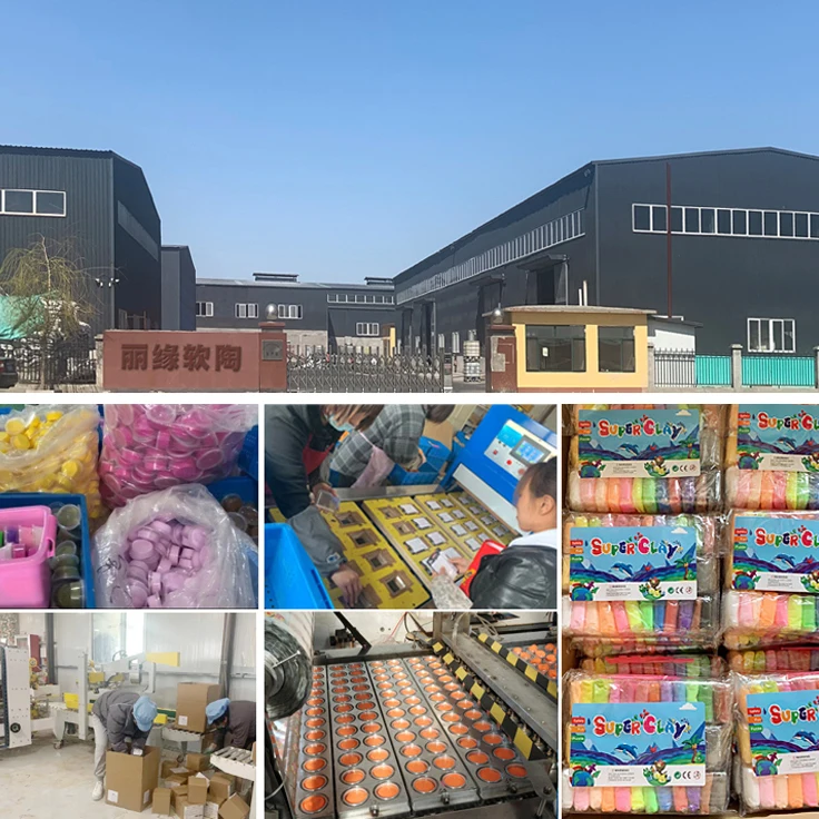 12 Colors PVC Container High Quality Modeling Popular Super Light Clay