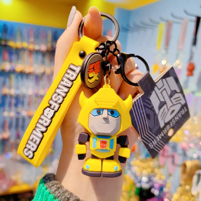 Factory Direct Sales Genuine Trans Formers Car Keychain Backpack Pendant Optimu Prime Doll Accessories Small Gifts Wholesale
