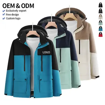 Wholesale Windproof Winter Jackets Coats Outdoor Down Jacket Custom Logo Size Waterproof Thermal Heavy Duty Parka