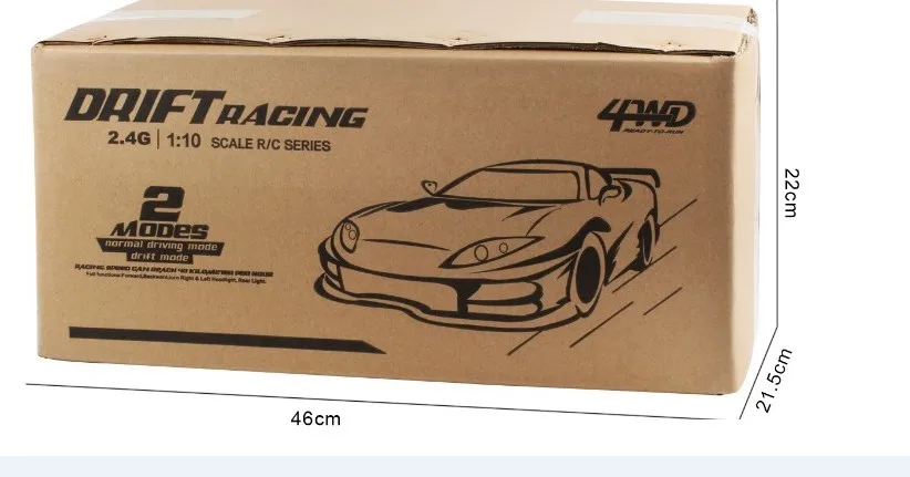 2023 Newest Qitgh Quality 4WD Remote High Speed 1:10 Remote Control Car OEM  Rc Car