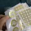3D metal transfer stickers