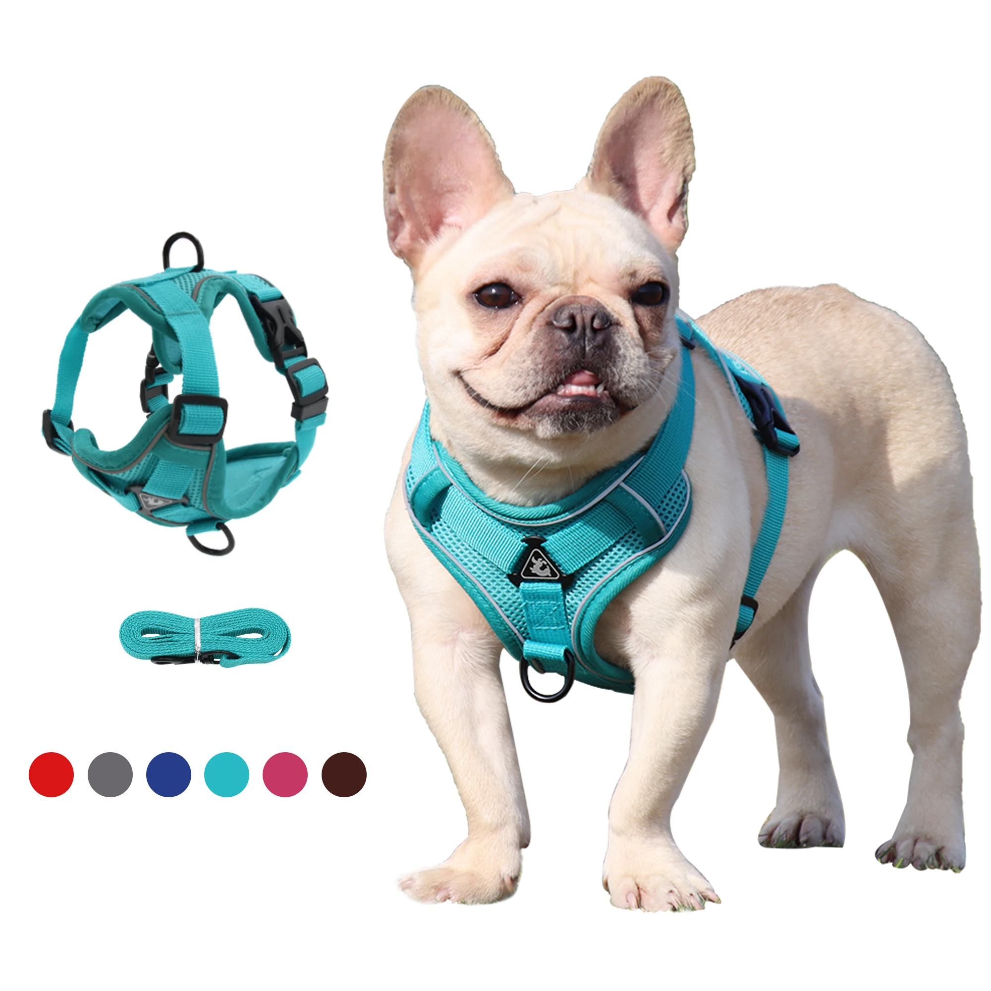 Reflective Breathable Designer Dog Harness Pet Chest Harness Custom Dog