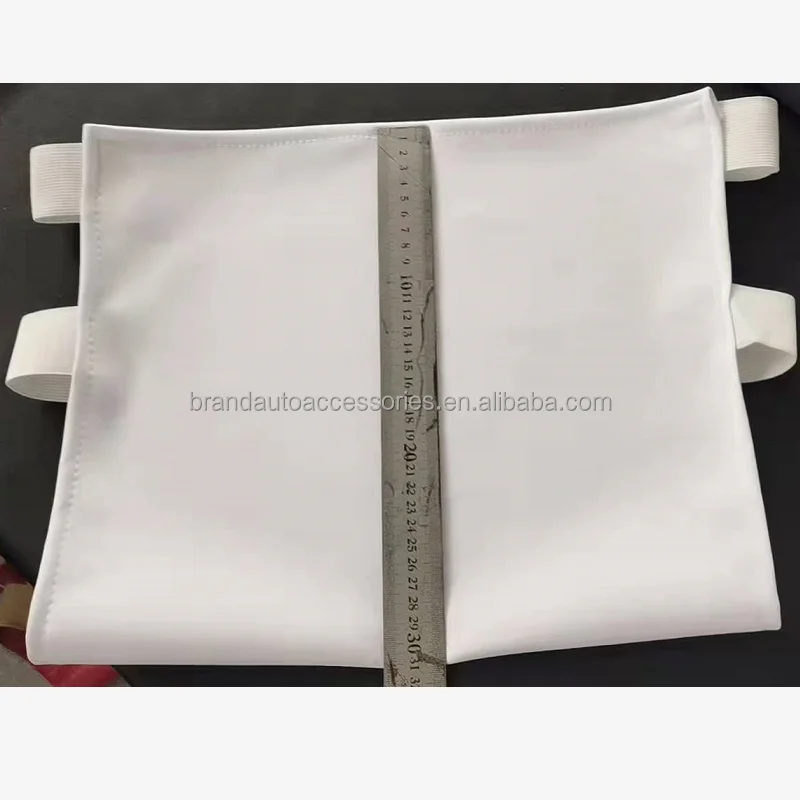 Custom Printed Cooling & Massage Taxi Headrest Cover Auto Protector Spandex Car Seat Cover Advertising Promotional Tool