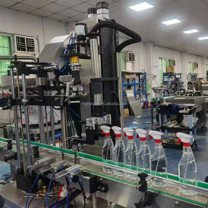 Automatic PLC-controlled Small Bottle Liquid Filling Capping Labeling Machine for Food Packaging Production Line