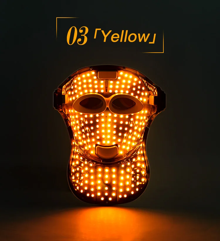 Newest led light therapy facial mask acne treatment and anti-wrinkle led light mask