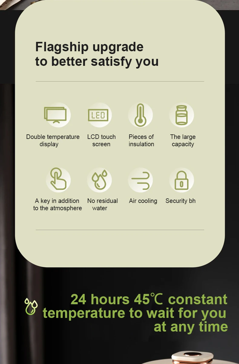 Smart Water Kettle Temperature Babies Kill Pathogenic Bacteria Baby