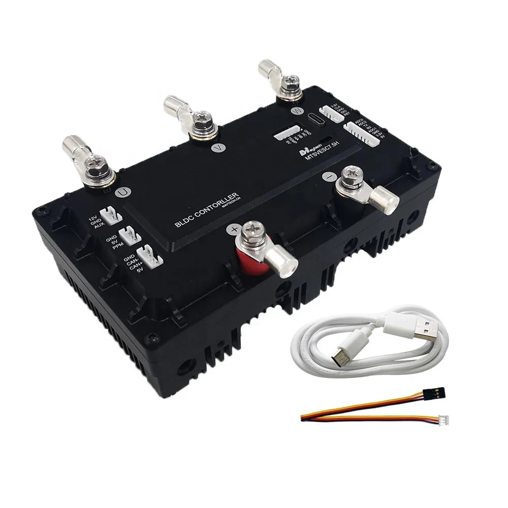 Maytech 75V 300A VESC_TOOL Compatible ESC Electric Motorcycle Surfboard 400A Bldc Motor Controller Compatible 75V 300A VESC_TOOL
