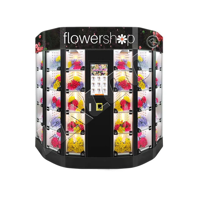 Cooling Floral Vending Machine Automatic Flower Florist Vending Machine