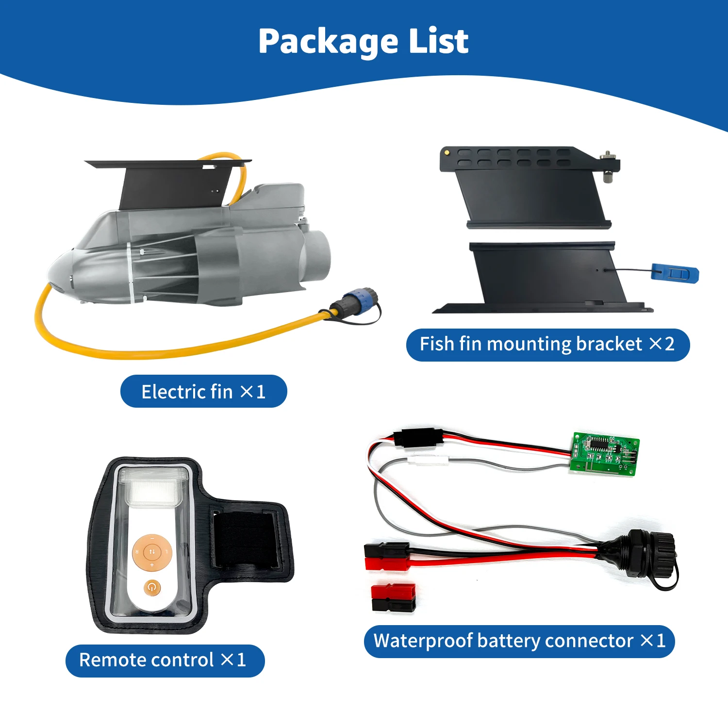 Electric Rudder Motor for Kayaks & SUPs - Remote Control Thruster