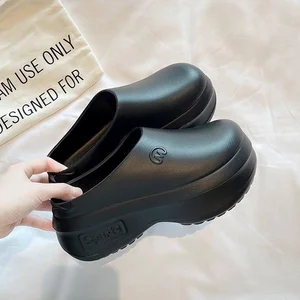 Women's Winter Beach Slippers Anti-Slip EVA Clogs with Thick Sole Printed Summer Sandals Flat Massage Features Wholesale