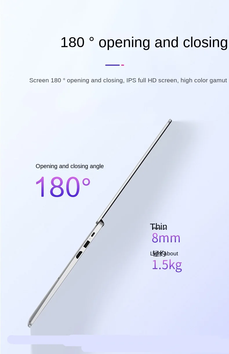 Factory Price Cheap 15.6 inch laptop 8G 16G  intel notebook portable computer with fingerprint recognition