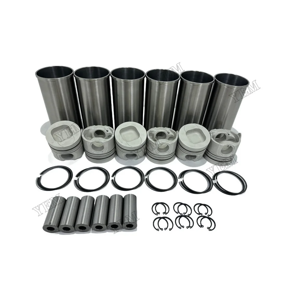 For Isuzu 6SD1 Cylinder Liner Kit Engine Parts Agricultural Engine Parts 5
