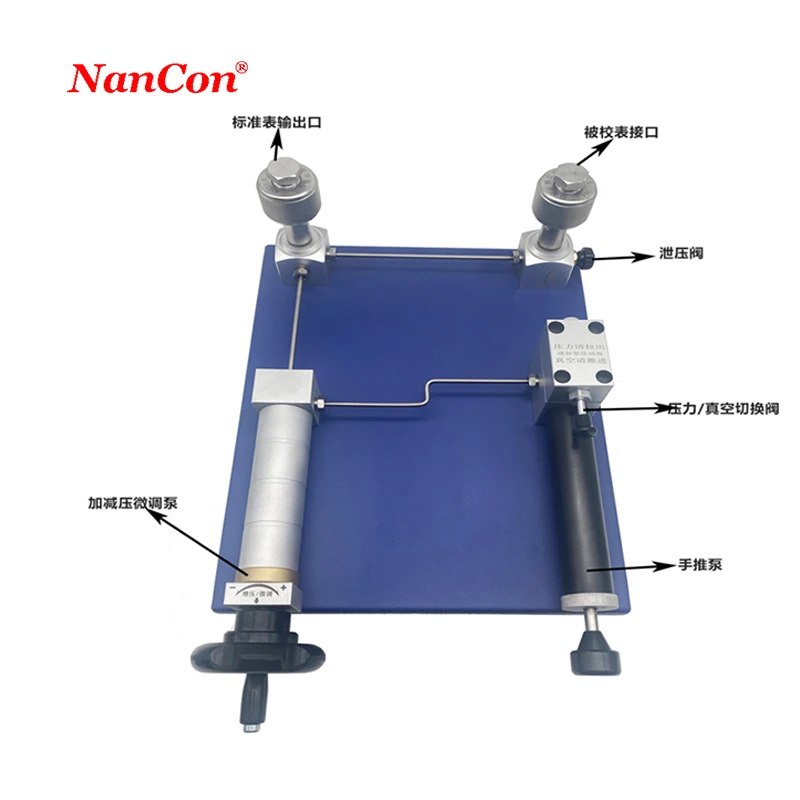 95 ~ 2,5 MPa Luft-Desktop-Druckkalibrator für Druckmessgeräte-Kalibrierung mit Hoher Genauigkeit – Detail 2