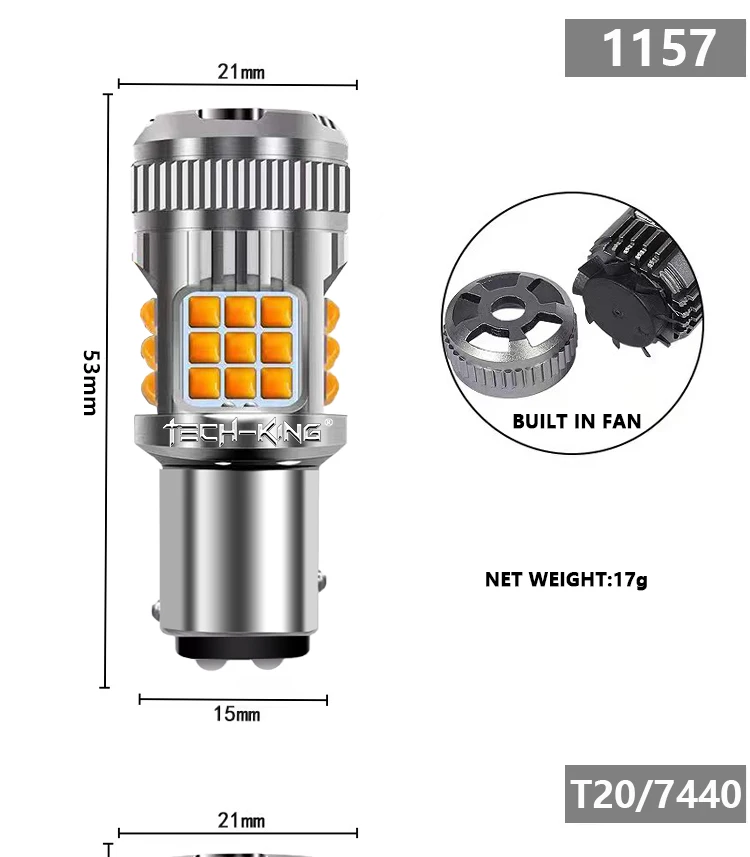 Car led light 1156 turn signal light brake light 36smd 1157 ba15s bau15s t20 7440 7443 w16w with fan car led bulb rear fog lamps