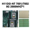 MBD + 7551 CPU + 16GB  2666mhz x8pcs
