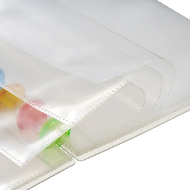 Индивидуальный высококачественный прозрачный карман для заполнения внутренней части кармана планировщика и фотоальбома наклейка самостоятельной