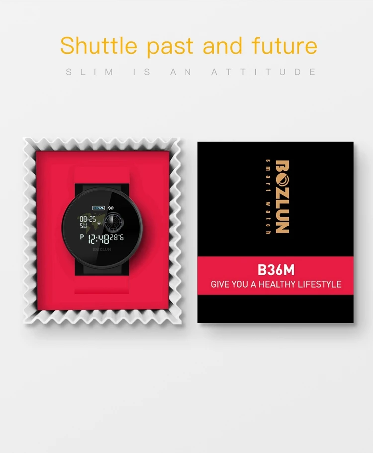 SMART B36M Fitness Watch Bracelet Heart Rate Monitor tracker Men Smart